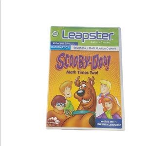 Leapster Scooby Doo Math Times Two K-2nd Gr Equations Multiplication Learn Game